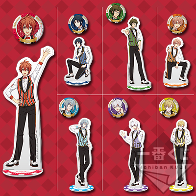 IDOLiSH7 Acrylständer & Ansteckabzeichen Set