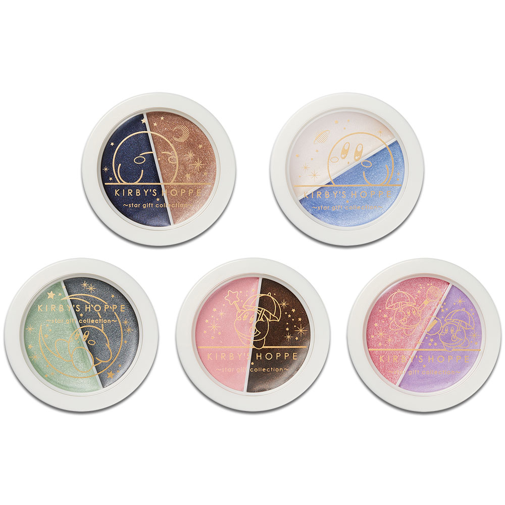 Zweifarbige Augen-Make-up-Kollektion