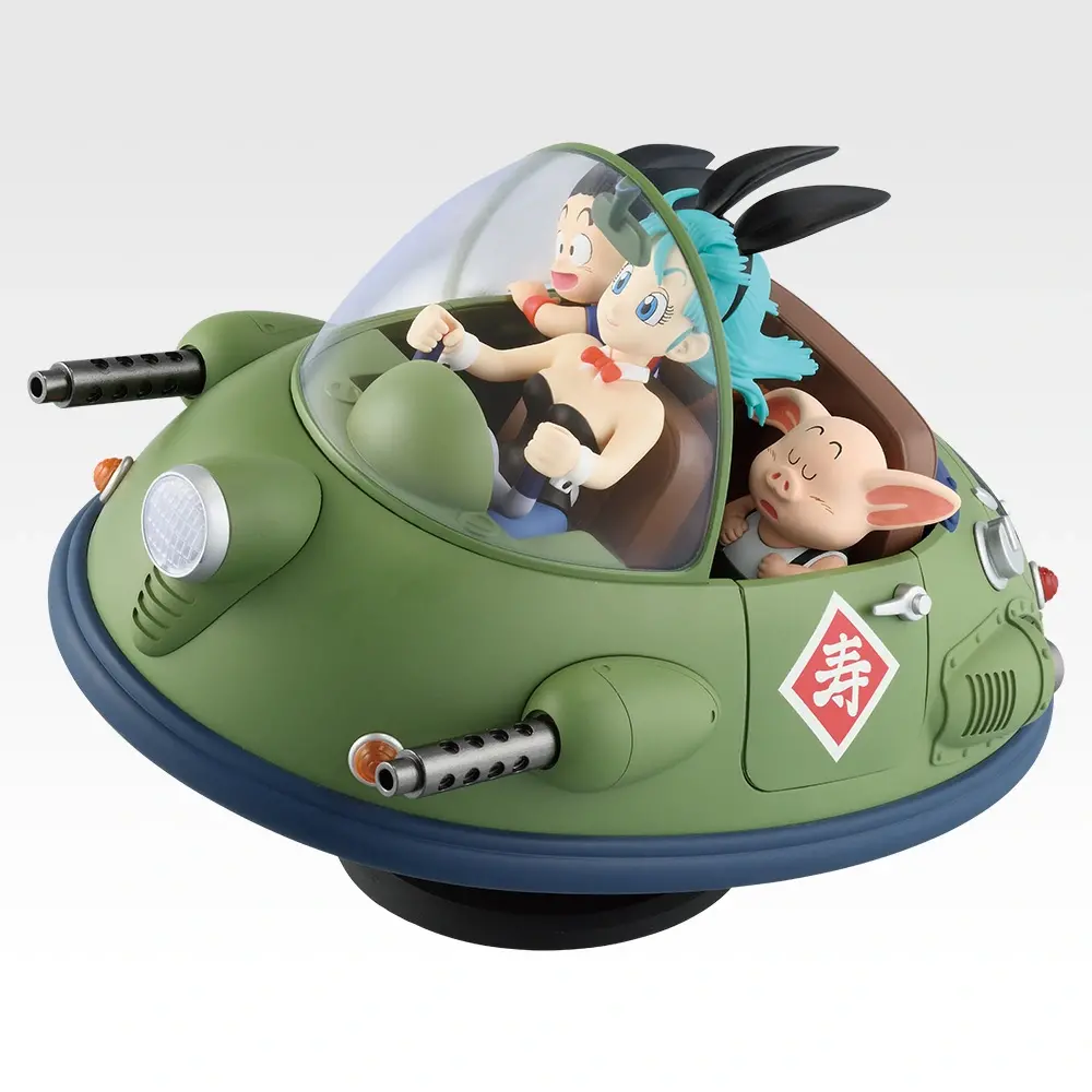 Goku & Bulma & Oolong Ox-King's Auto Figur