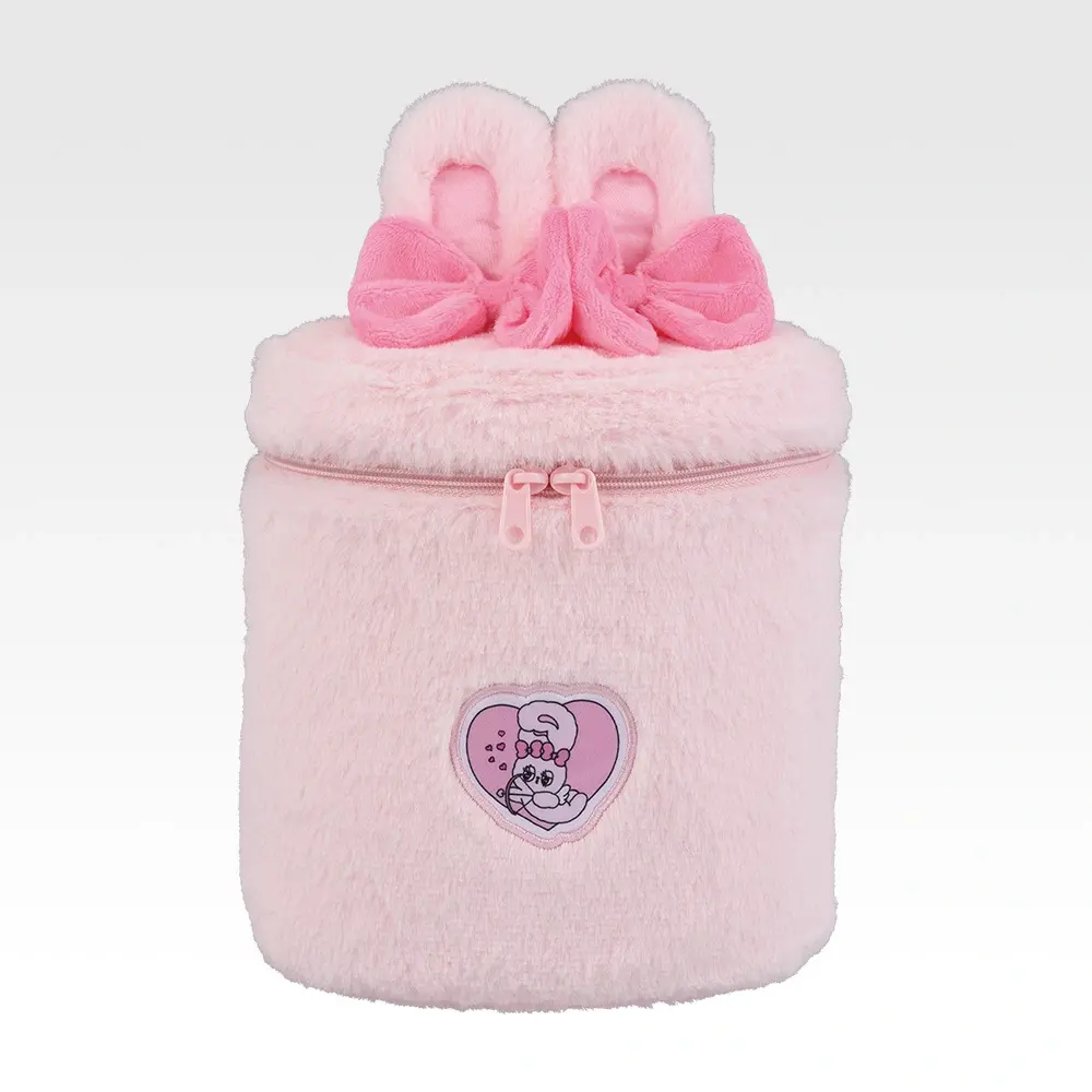 Flauschiges Kosmetiktäschchen