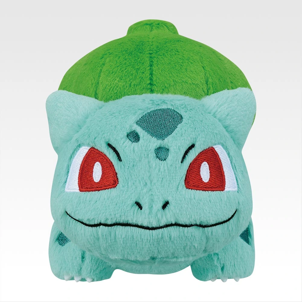 Plüschfiguren der Starter-Pokémon aus Kanto, Variante 1