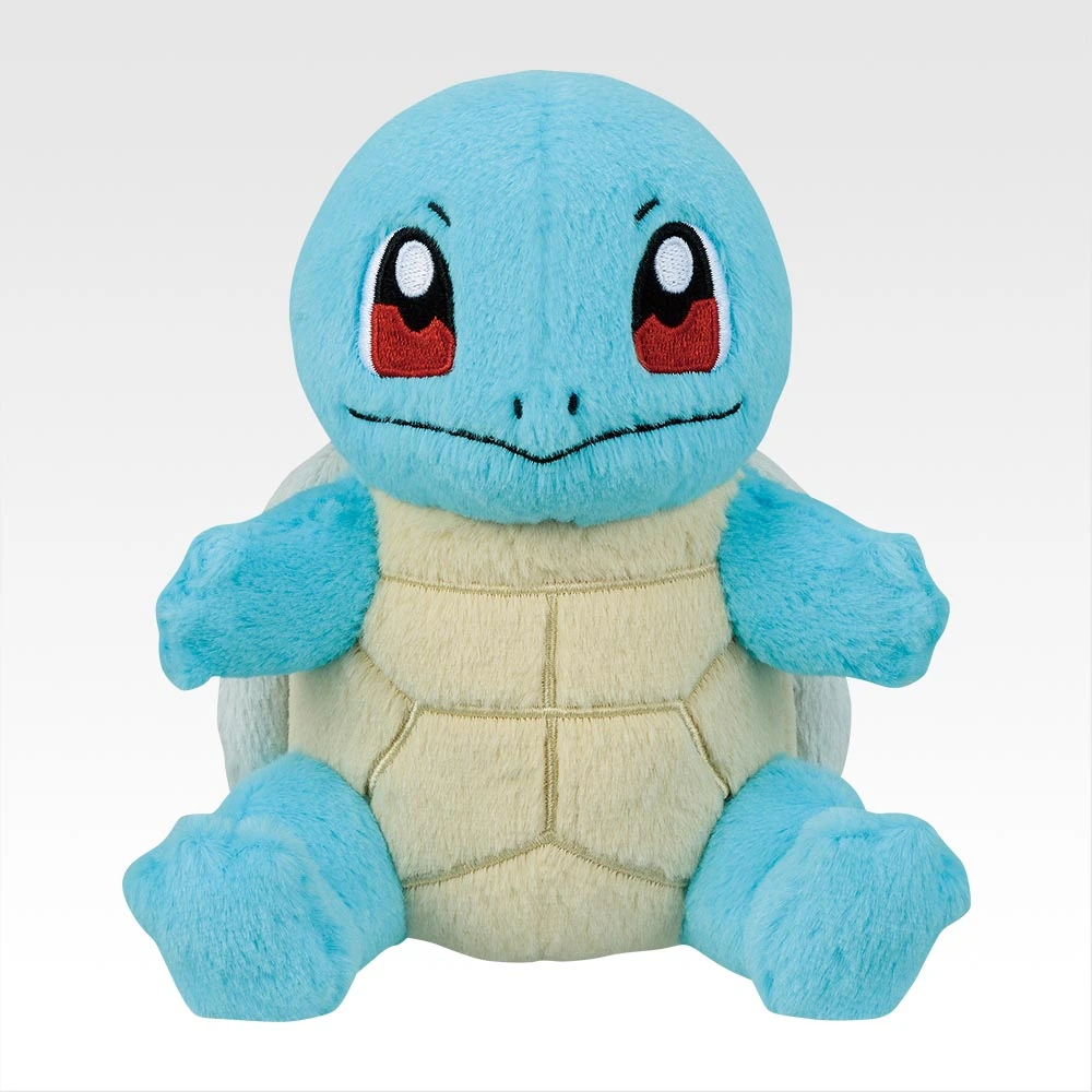 Plüschfiguren der Starter-Pokémon aus Kanto, Variante 3